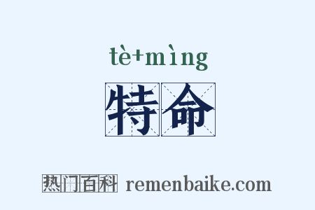 特命是什么意思的图片